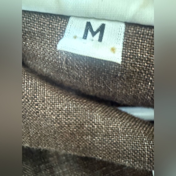 bryn walker Danuta linen duster jacket oversized lagenlook size medium - Picture 5 of 6